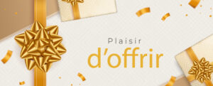 Bandeau carte cadeau plaisir offrir - Estetica Beaute