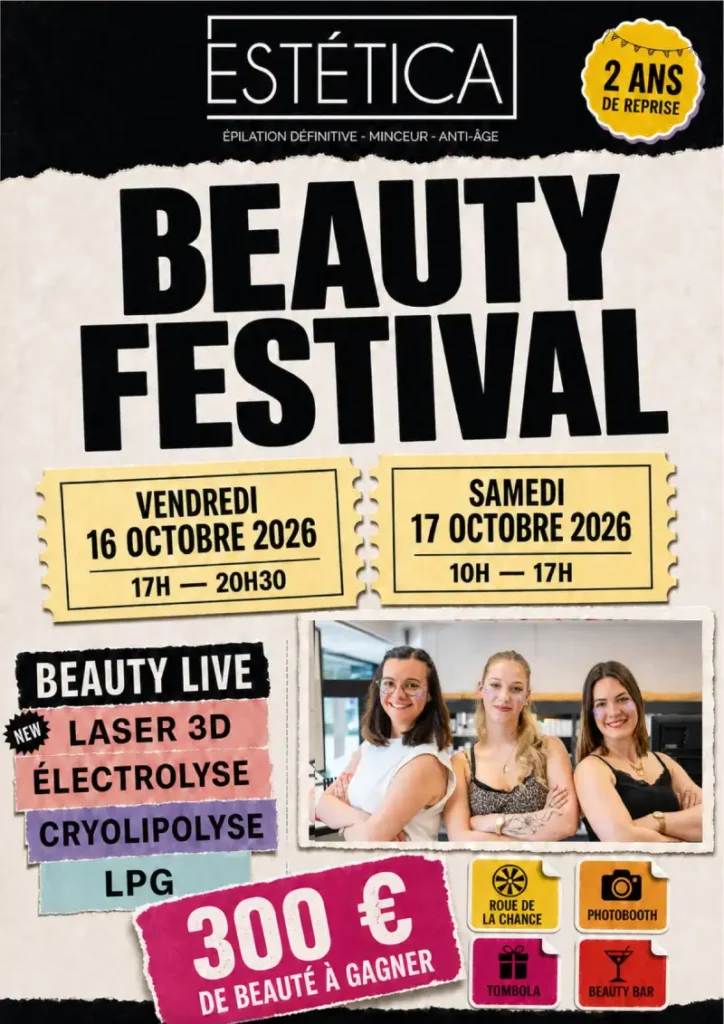 Anniversaire Estetica Beaute Festival